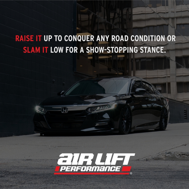 Honda Accord Coilover Suspension Kit - Rear - Air Lift - Air Lift Performance - `18-`25